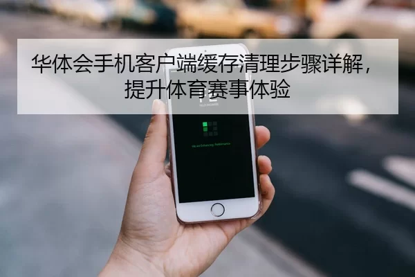 华体会手机客户端缓存清理步骤详解，提升体育赛事体验